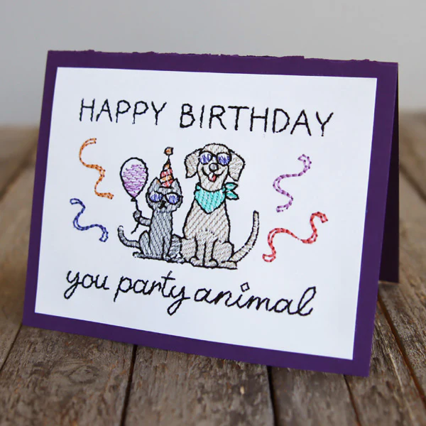 Celebrations & Congratulations - Happy Birthday Party Animal (Cardstock) - Image 6