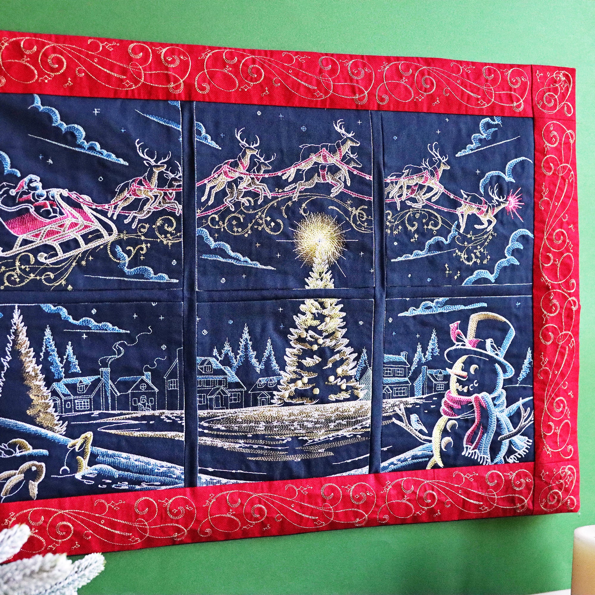 Celestial Christmas Swirls Frame - Image 22
