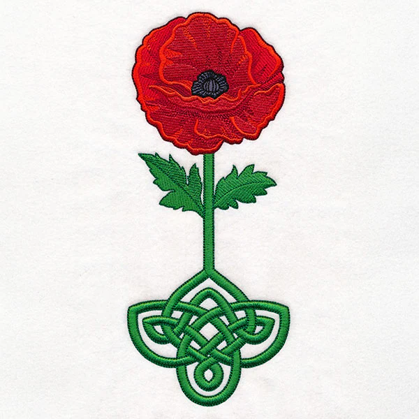 Celtic Knotwork Florals - Poppy - Image 23