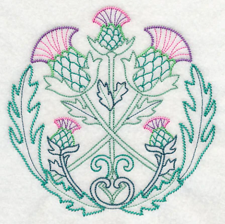 Celtic Thistle Circle (Vintage) - Image 3