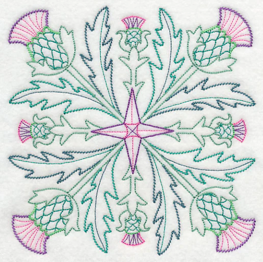 Celtic Thistle Square (Vintage) - Image 2