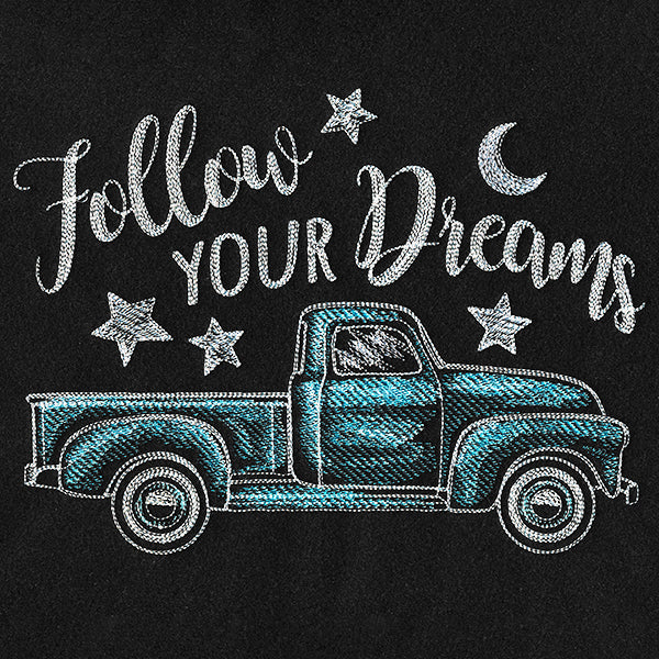 Chalkboard Dreams Retro Truck - Image 7