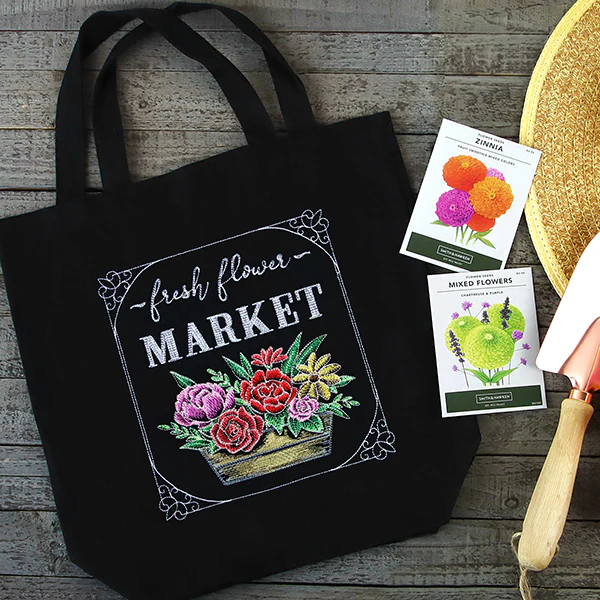 Chalkboard Flower Market Sign - Image 2