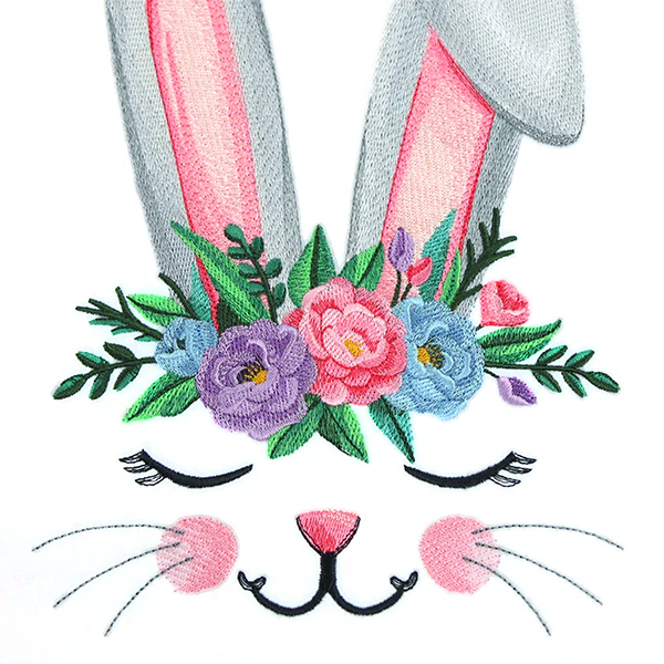 Charming Bunny in Flower Crown - Image 4
