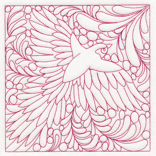Charming Sparrow Quilting Square (Double Run) - Image 3
