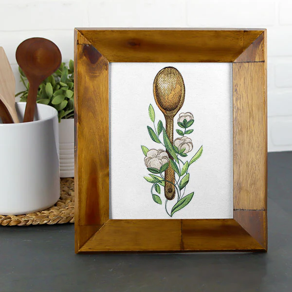 Charming Wooden Spoon & Cotton Feature - Image 8
