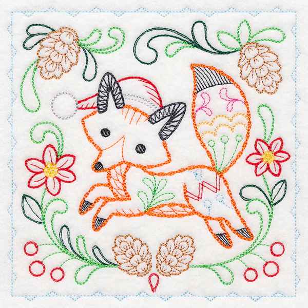 Charming Woodland Christmas - Fox (Vintage) - Image 3