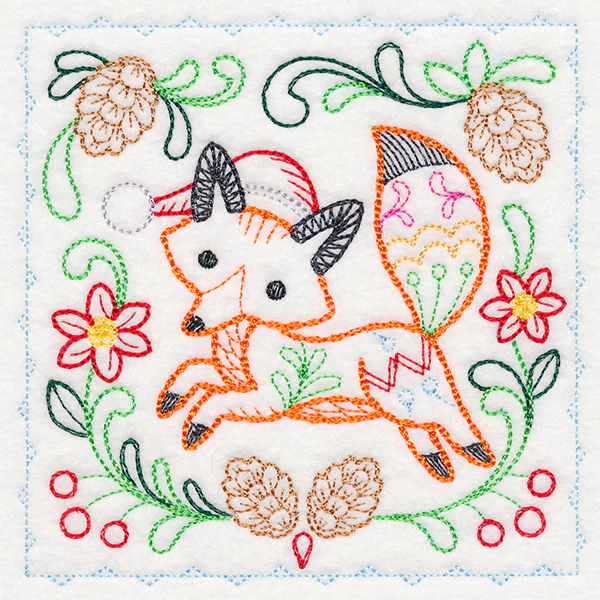 Charming Woodland Christmas - Fox (Vintage) - Image 4