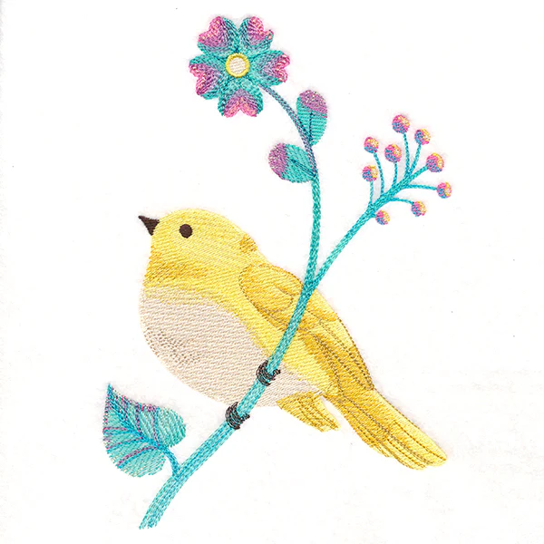 Cheerful Bird in Watercolor - Image 2