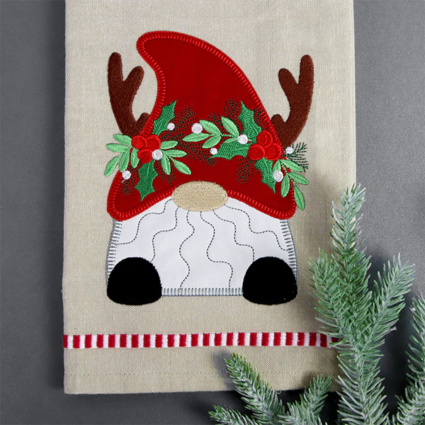 Cheerful Christmas Gnome (Heirloom Applique) - Image 7