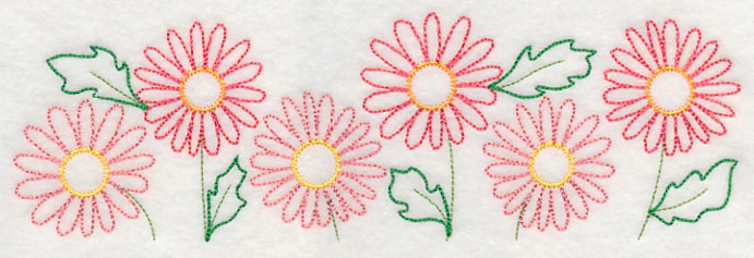 Cheerful Daisy Border (Vintage) - Image 2