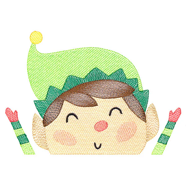 Cheerful Elf Pocket Peeker - Image 4