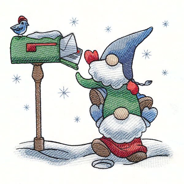 Cheerful Gnomes Mailbox - Image 3