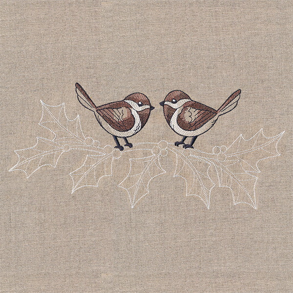 Cheery Chickadees on Boughs - Image 6