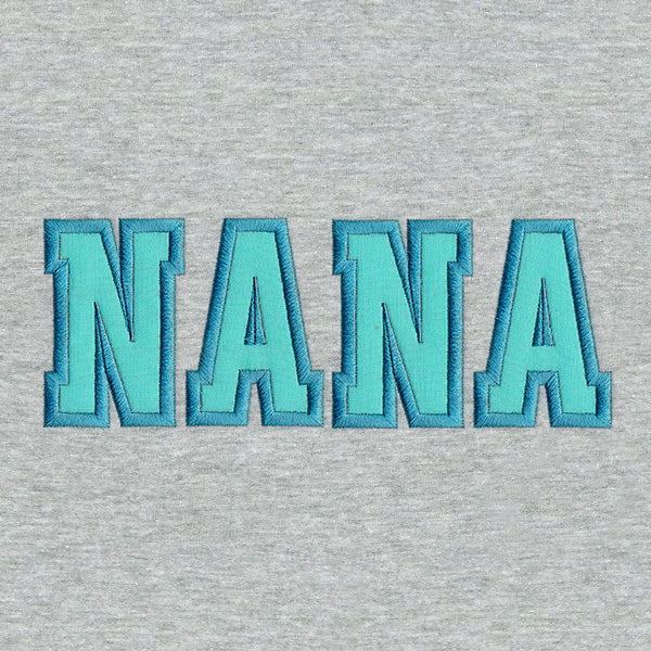 Cherished Letters - Nana (Applique) - Image 3