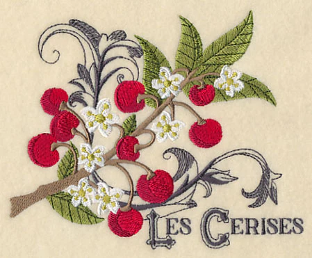 Cherries and Baroque Flourish (French) - Image 3