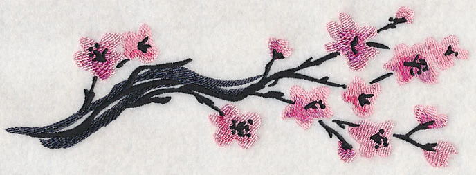 Cherry Blossoms in Bloom Branch - Image 2