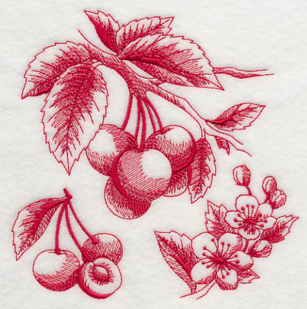 Cherry Botanical (Toile) - Image 3