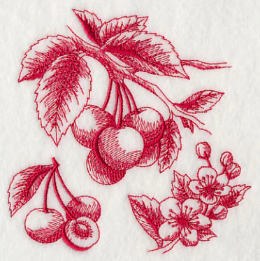 Cherry Botanical (Toile) - Image 4