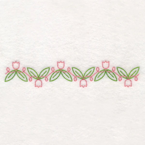 Chic Tulip Border (Vintage) - Image 2