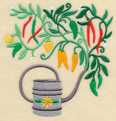 Chili Peppers and Watering Can - Image 3