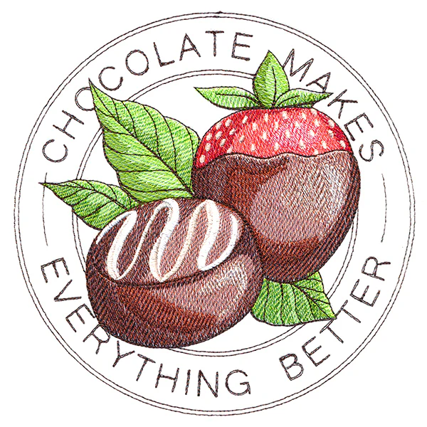 Chocolate Makes Everything Better Stamp - Image 3