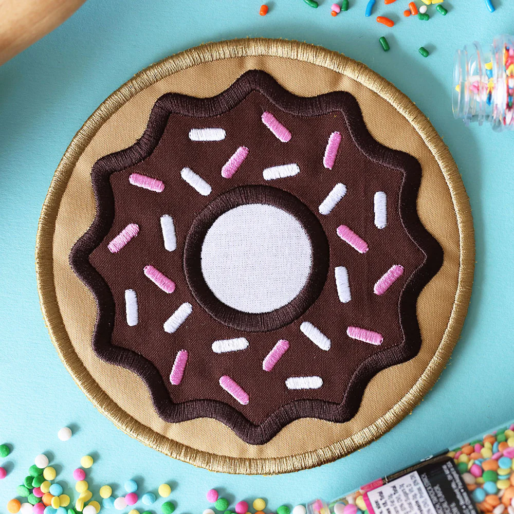 Chocolate Sprinkle Donut Trivet (In-the-Hoop) - Image 5