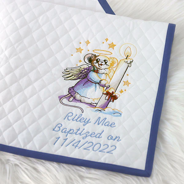 Christmas Angel Mouse with Candle - Image 8