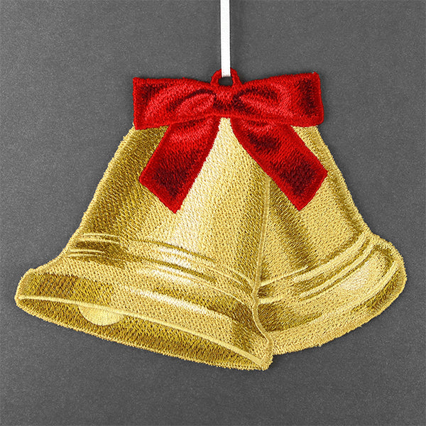 Christmas Bells Ornament (In-the-Hoop) - Image 2