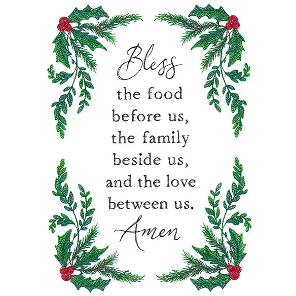 Christmas Blessing with Botanicals