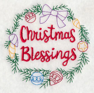 Christmas Blessings Wreath - Image 5