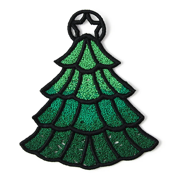 Christmas Charms Ornament - Tree (Lace) - Image 4