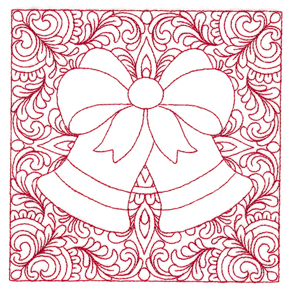 Christmas Charms Quilting Square - Bells (Double Run) - Image 4