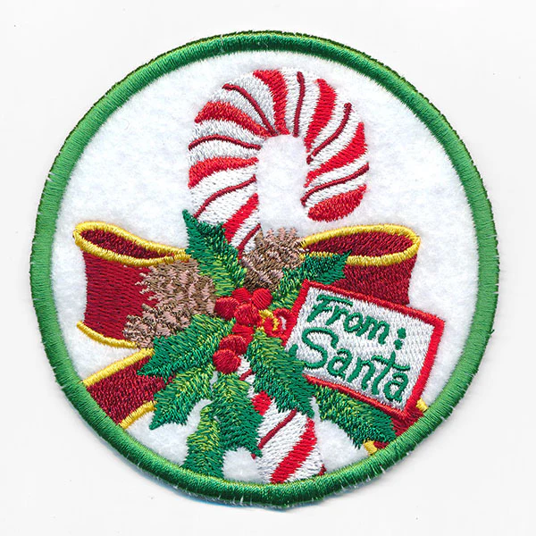 Christmas Cheer Coasters -Candy Cane (In-the-Hoop) - Image 3