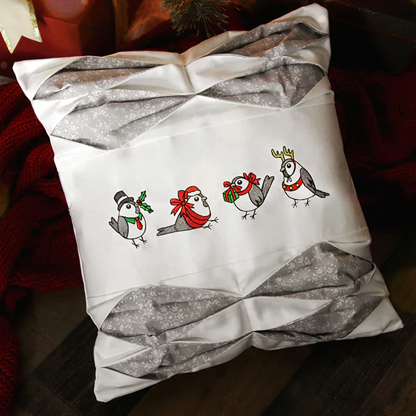 Christmas Chickadee Border - Image 6