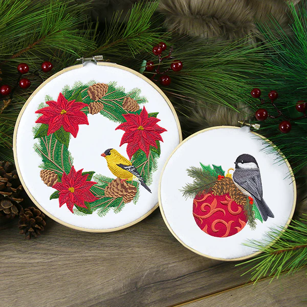 Christmas Chickadee on Ornament - Image 4