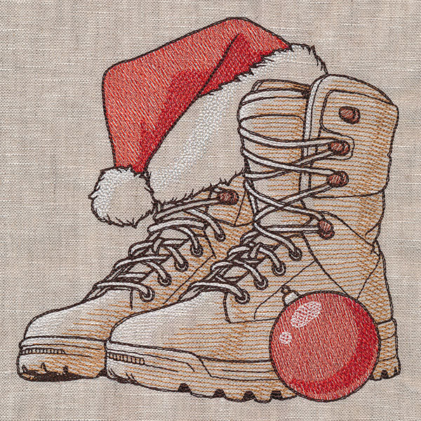 Christmas Combat Boots - Image 3