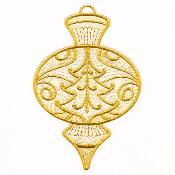 Christmas Contours Ornament 2