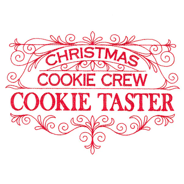 Christmas Crew Cookie Tester Sign - Image 4
