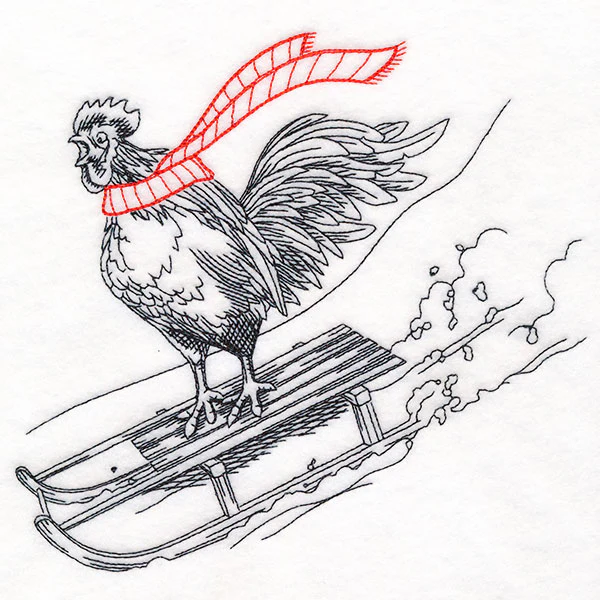 Christmas Cruise Sledding Chicken