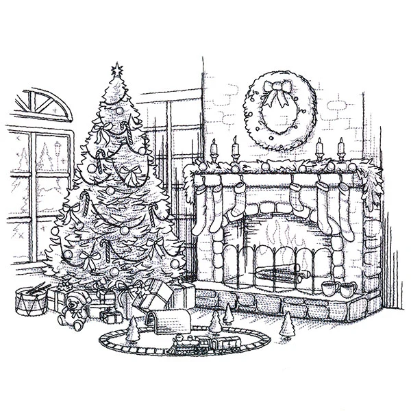 Christmas Eve Scene