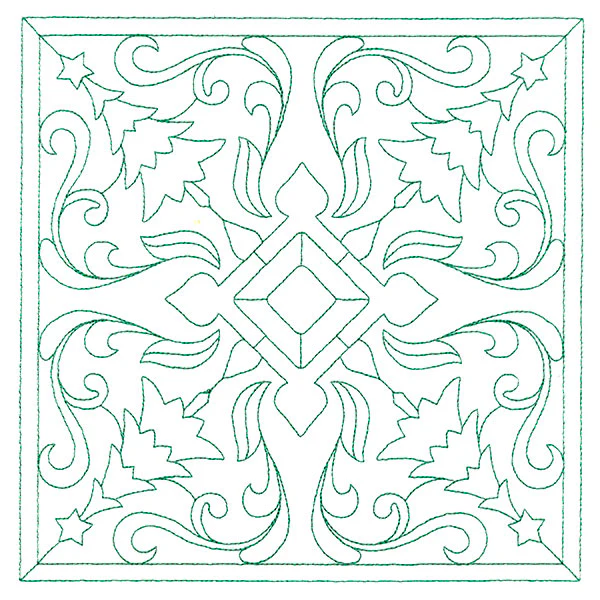 Christmas Filigree Quilting - Trees (Double Run) - Image 6