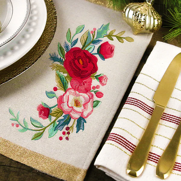 Christmas Floral Spray in Watercolor - Image 12