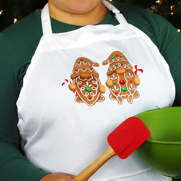 Christmas Gingerbread Gnome Couple - Image 2