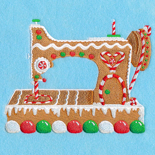 Christmas Gingerbread Sewing Machine - Image 3