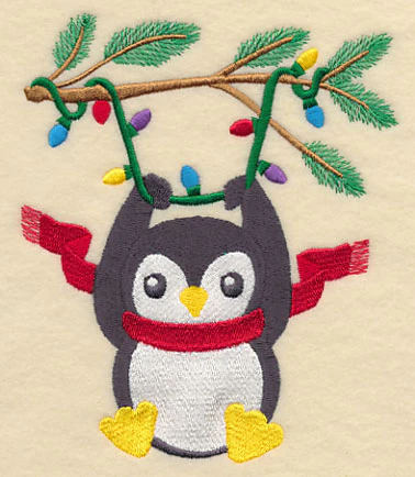 Christmas Lights and Penguin - Image 2