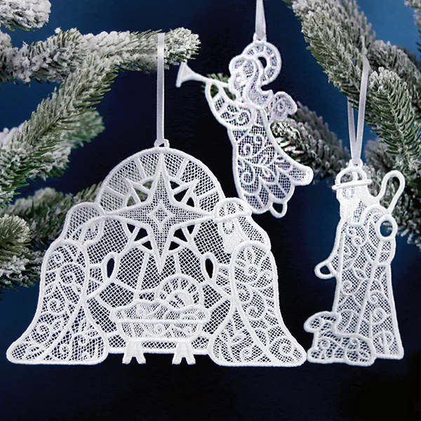 Christmas Nativity Treasures - Holy Family (Lace) - Image 9