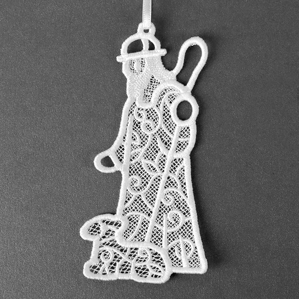 Christmas Nativity Treasures - Shepherd (Lace) - Image 5