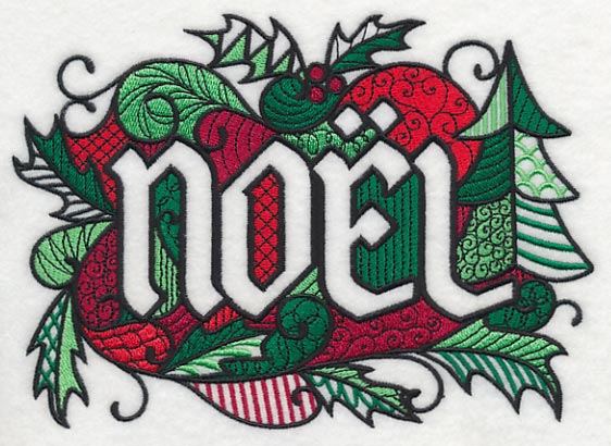 Christmas Noel (Blackwork) - Image 3