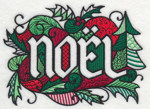 Christmas Noel (Blackwork) - Image 4